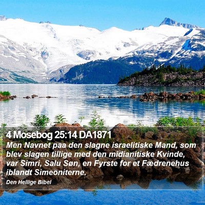 4 Mosebog 25:14 DA1871 Bible Verse Image