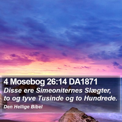 4 Mosebog 26:14 DA1871 Bible Verse Image