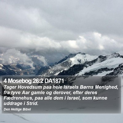 4 Mosebog 26:2 DA1871 Bible Verse Image
