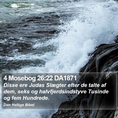 4 Mosebog 26:22 DA1871 Bible Verse Image