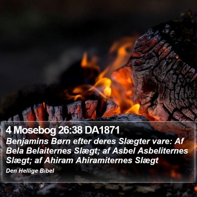4 Mosebog 26:38 DA1871 Bible Verse Image