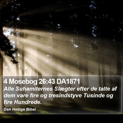 4 Mosebog 26:43 DA1871 Bible Verse Image