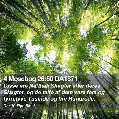 4 Mosebog 26:50 DA1871 Bible Verse Image