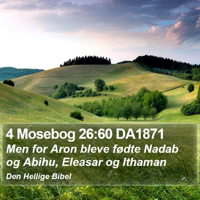 4 Mosebog 26:60 DA1871 Bible Verse Image