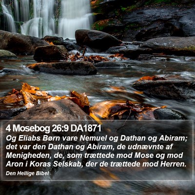 4 Mosebog 26:9 DA1871 Bible Verse Image