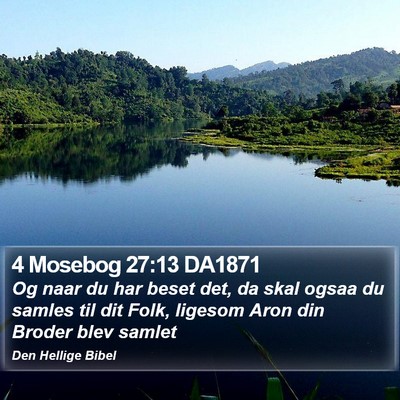 4 Mosebog 27:13 DA1871 Bible Verse Image