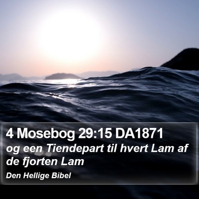 4 Mosebog 29:15 DA1871 Bible Verse Image