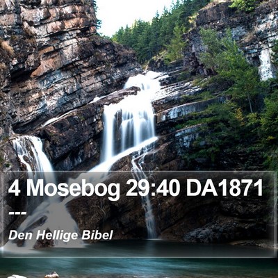 4 Mosebog 29:40 DA1871 Bible Verse Image