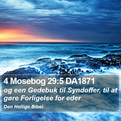 4 Mosebog 29:5 DA1871 Bible Verse Image