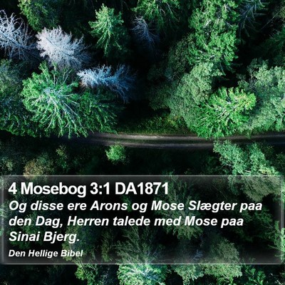 4 Mosebog 3:1 DA1871 Bible Verse Image