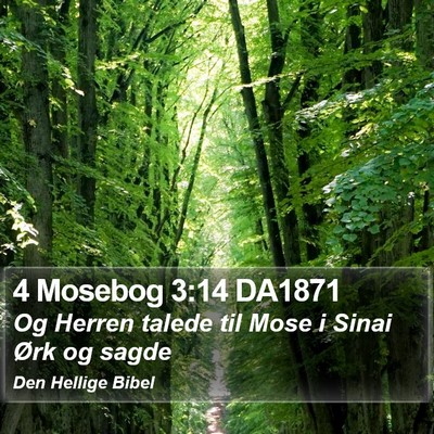 4 Mosebog 3:14 DA1871 Bible Verse Image
