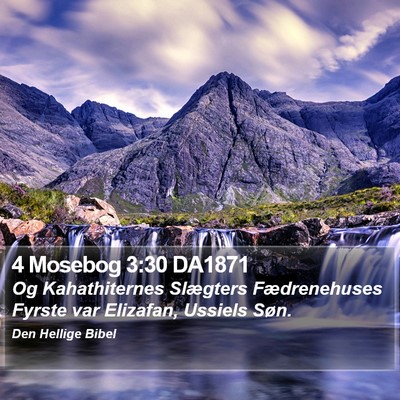 4 Mosebog 3:30 DA1871 Bible Verse Image
