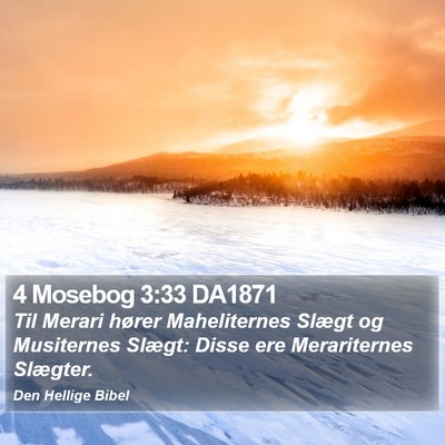 4 Mosebog 3:33 DA1871 Bible Verse Image