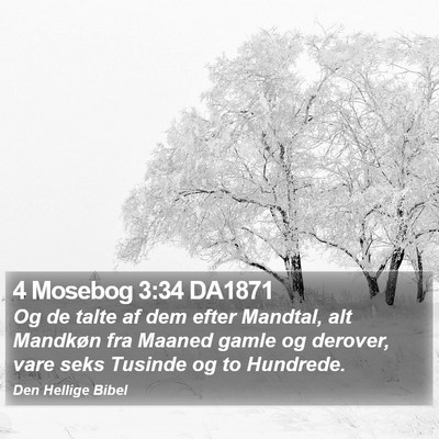 4 Mosebog 3:34 DA1871 Bible Verse Image