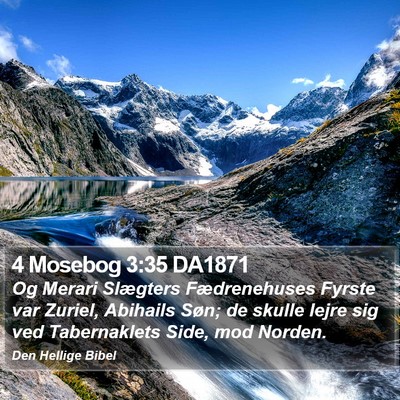 4 Mosebog 3:35 DA1871 Bible Verse Image