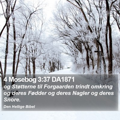 4 Mosebog 3:37 DA1871 Bible Verse Image