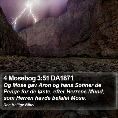 4 Mosebog 3:51 DA1871 Bible Verse Image