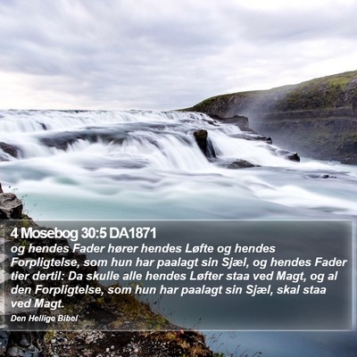 4 Mosebog 30:5 DA1871 Bible Verse Image