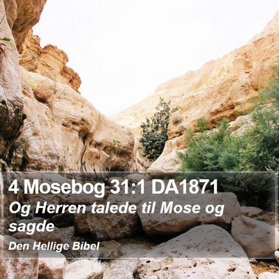 4 Mosebog 31:1 DA1871 Bible Verse Image
