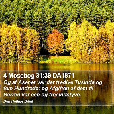 4 Mosebog 31:39 DA1871 Bible Verse Image