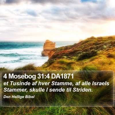 4 Mosebog 31:4 DA1871 Bible Verse Image