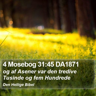 4 Mosebog 31:45 DA1871 Bible Verse Image