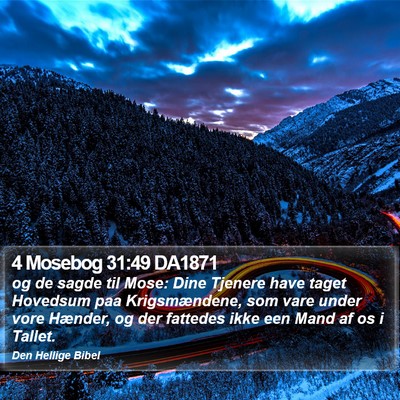 4 Mosebog 31:49 DA1871 Bible Verse Image