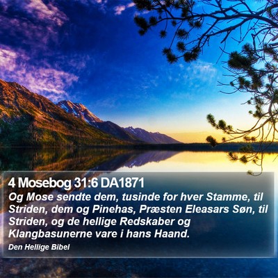 4 Mosebog 31:6 DA1871 Bible Verse Image