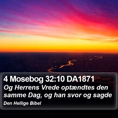 4 Mosebog 32:10 DA1871 Bible Verse Image
