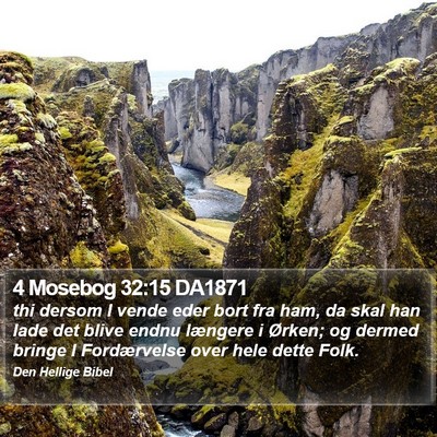 4 Mosebog 32:15 DA1871 Bible Verse Image