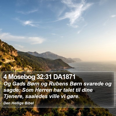 4 Mosebog 32:31 DA1871 Bible Verse Image