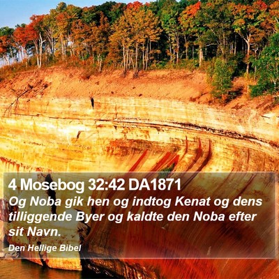 4 Mosebog 32:42 DA1871 Bible Verse Image