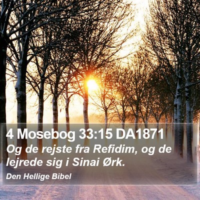 4 Mosebog 33:15 DA1871 Bible Verse Image