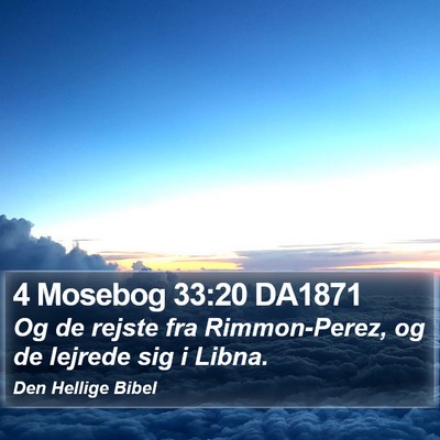 4 Mosebog 33:20 DA1871 Bible Verse Image