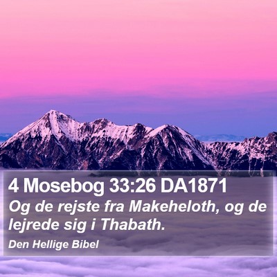 4 Mosebog 33:26 DA1871 Bible Verse Image