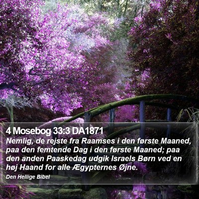 4 Mosebog 33:3 DA1871 Bible Verse Image