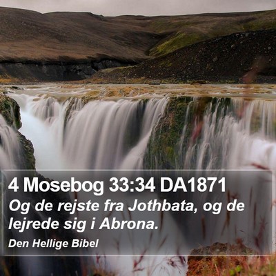 4 Mosebog 33:34 DA1871 Bible Verse Image
