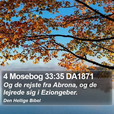 4 Mosebog 33:35 DA1871 Bible Verse Image