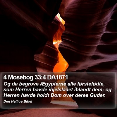 4 Mosebog 33:4 DA1871 Bible Verse Image