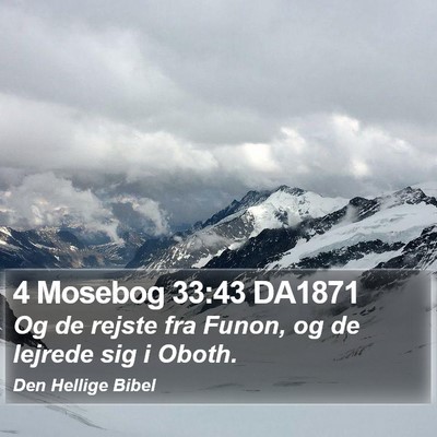 4 Mosebog 33:43 DA1871 Bible Verse Image