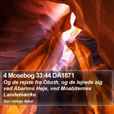 4 Mosebog 33:44 DA1871 Bible Verse Image