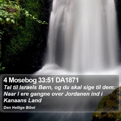 4 Mosebog 33:51 DA1871 Bible Verse Image