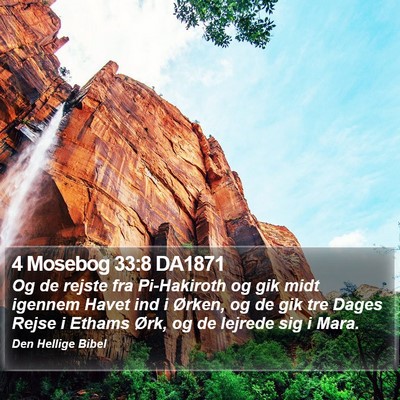 4 Mosebog 33:8 DA1871 Bible Verse Image