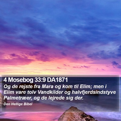 4 Mosebog 33:9 DA1871 Bible Verse Image