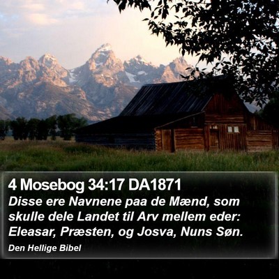 4 Mosebog 34:17 DA1871 Bible Verse Image