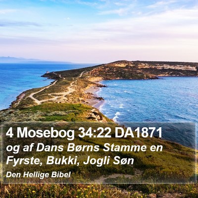 4 Mosebog 34:22 DA1871 Bible Verse Image