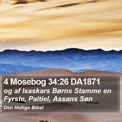 4 Mosebog 34:26 DA1871 Bible Verse Image
