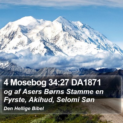 4 Mosebog 34:27 DA1871 Bible Verse Image