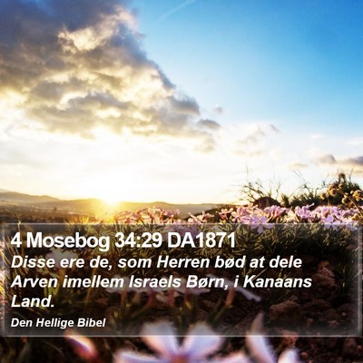 4 Mosebog 34:29 DA1871 Bible Verse Image