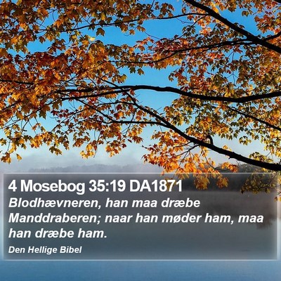4 Mosebog 35:19 DA1871 Bible Verse Image